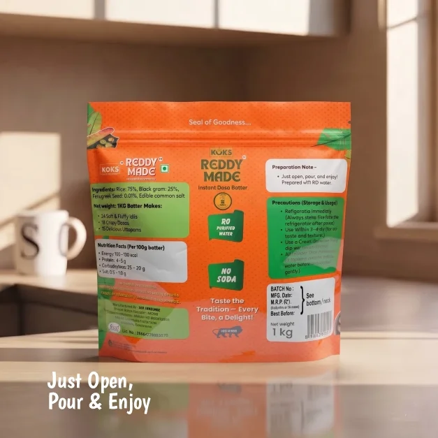 Reddy Made Instant Dosa Batter (Dosa, Uttapam & Idli) - Image 3